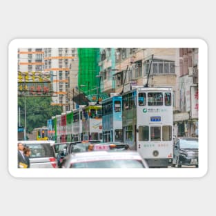 Ding Ding- Hong Kong Tram, Trolley Bus Sticker